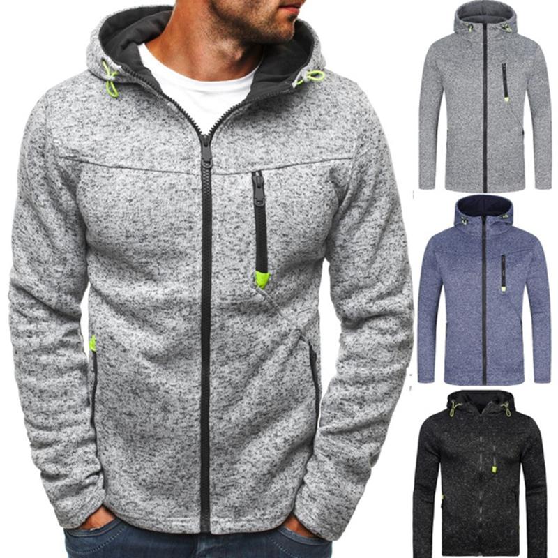 Mens Hooded Collar Thick Fleece Sweatshirts Full Zip Autumn Winter Male Warm Long Sleeve Slim Hoodies Clothing Men, Black
Mens Hooded Collar Thick Fleece Sweatshirts Full Zip Autumn Winter Male Warm Long Sleeve Slim Hoodies Clothing Men, Black