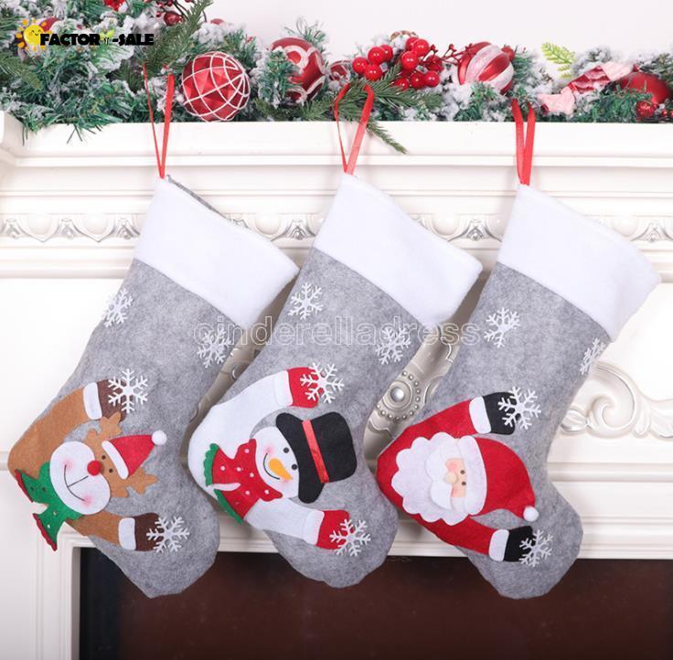 Christmas decoration Candy stockings Grey Xmas Tree Pendant Large Christmas-stocking with lights Kids Xmas-Gift Bag FS14
Christmas decoration Candy stockings Grey Xmas Tree Pendant Large Christmas-stocking with lights Kids Xmas-Gift Bag FS14