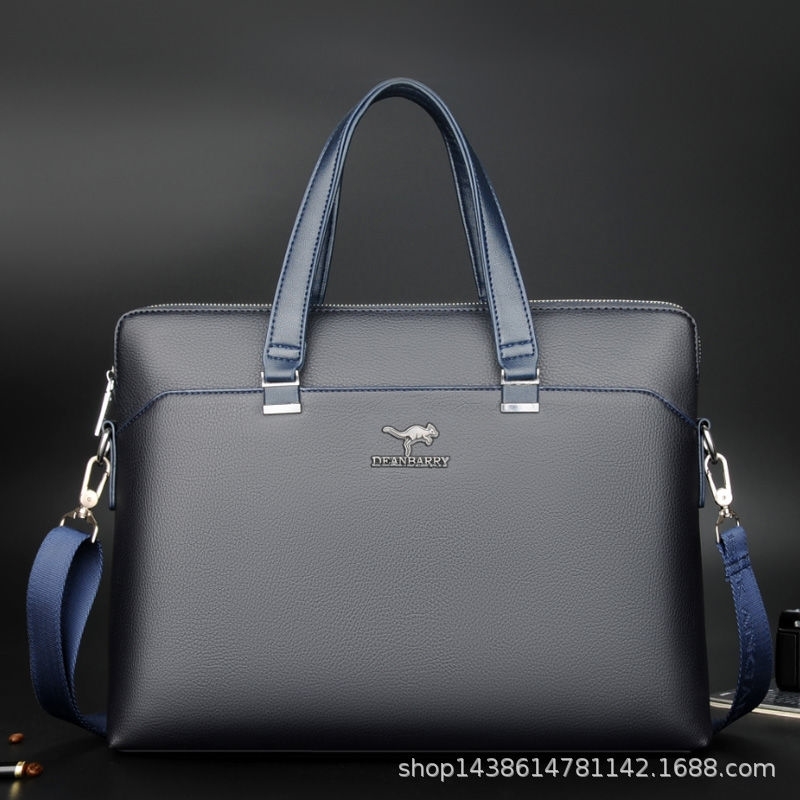 Men's hand Single Shoulder Messenger Bag business briefcase large capacity computer men's bag, Blue
Men's hand Single Shoulder Messenger Bag business briefcase large capacity computer men's bag, Blue