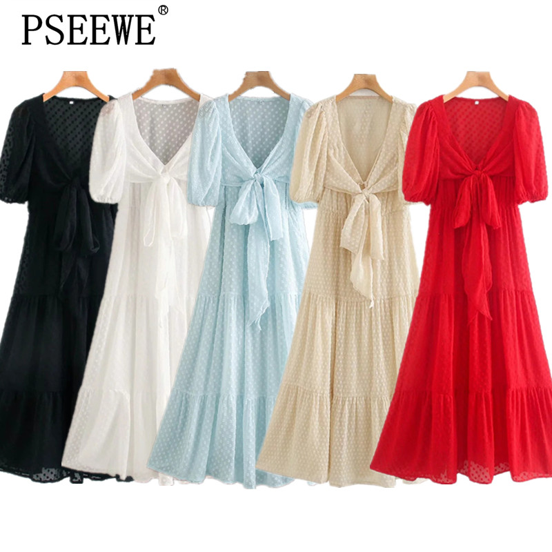za dress 2021 women vintage bubble embroidery v neck cross straps midi dress fashion puff sleeves ruffled hem multicolor dresses, Black;gray
za dress 2021 women vintage bubble embroidery v neck cross straps midi dress fashion puff sleeves ruffled hem multicolor dresses, Black;gray