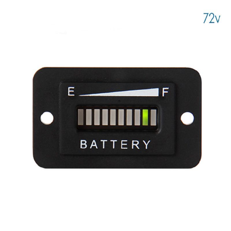 Battery Fuel meter Indicator LED 12-24V 36V 48V 72V for forklift golf carts