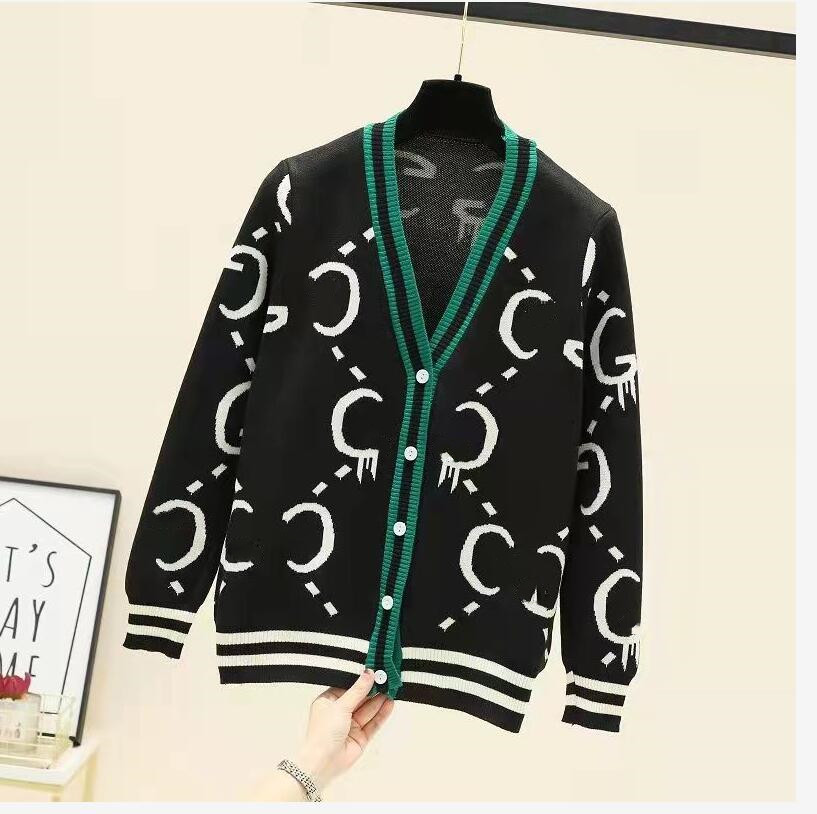 Designer high version Women's Knits Sweaters striped cardigan mid-length color matching temperament V-neck slimming of knitted sweater jacket women, Blue
Designer high version Women's Knits Sweaters striped cardigan mid-length color matching temperament V-neck slimming of knitted sweater jacket women, Blue