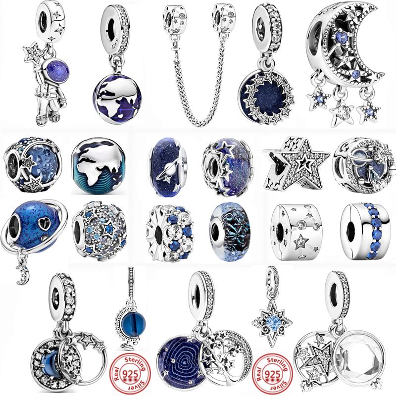 Other 925 Solid Silver Globe Galaxy Journey Astronaut Moon Star Pendant Murano Glass Beads Fit Original Bracelet Women Jewelry
Other 925 Solid Silver Globe Galaxy Journey Astronaut Moon Star Pendant Murano Glass Beads Fit Original Bracelet Women Jewelry