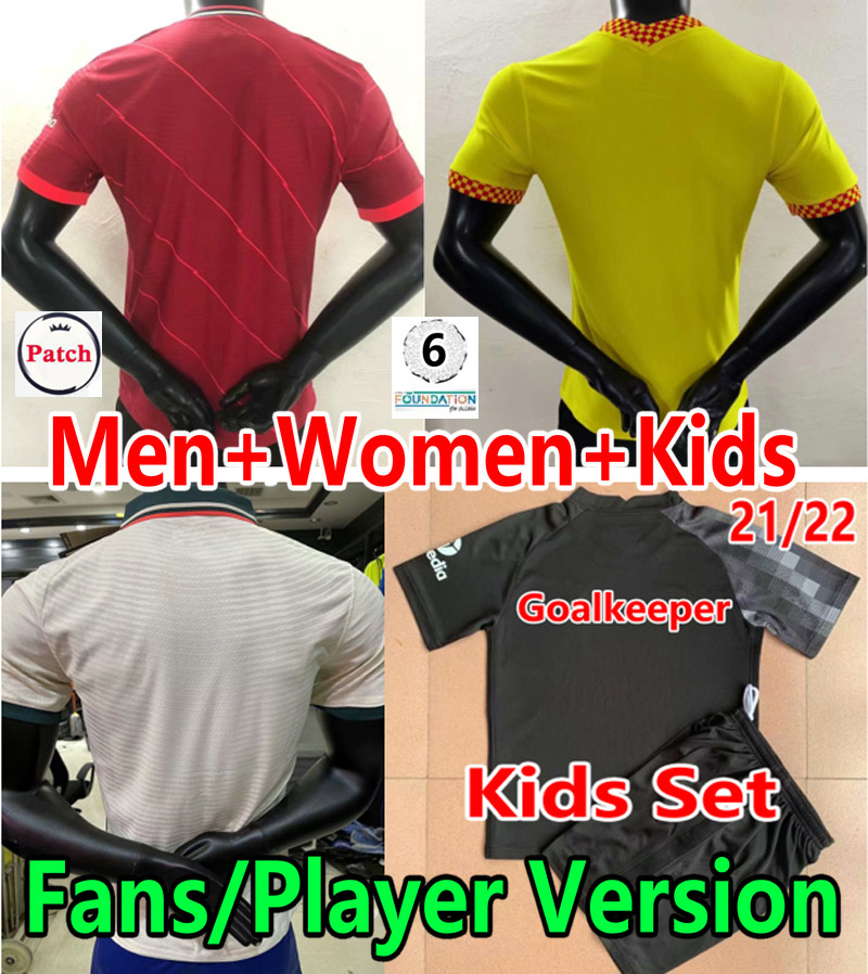 21 22 LVP Fans player version soccer jersey 2021 2022 home away 3rd MANé Alexander Arnold THIAGO football shirts Diogo J. Camisa de fútbol men women kids set uniform, Fans 21/22 3rd + patch
21 22 LVP Fans player version soccer jersey 2021 2022 home away 3rd MANé Alexander Arnold THIAGO football shirts Diogo J. Camisa de fútbol men women kids set uniform, Fans 21/22 3rd + patch