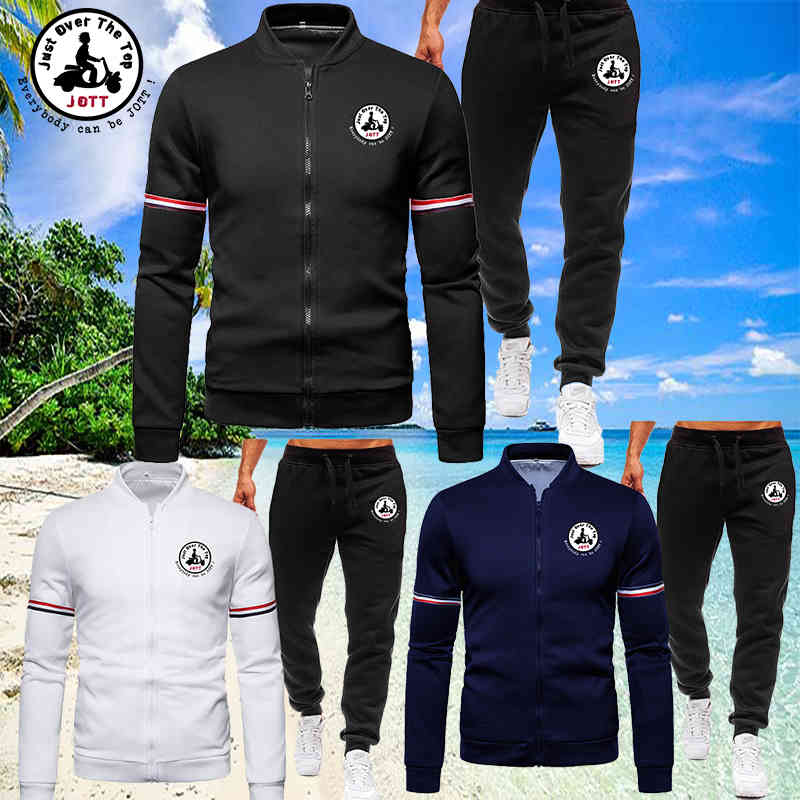 Jott - two piece baseball uniform, men's print, sports jacket and jogging pants, casual wear, fashion trend, solid color, new, 2021, Gray
Jott - two piece baseball uniform, men's print, sports jacket and jogging pants, casual wear, fashion trend, solid color, new, 2021, Gray