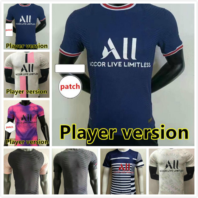 20 21 22 MBAPPE Player Version Paris messi SERGIO RAMOS Soccer Jerseys 2021 2022 DI MARIA KIMPEMBE Home Away 3RD Football Shirt VERRATTI DRAXLER ICARDI Short Uniform
20 21 22 MBAPPE Player Version Paris messi SERGIO RAMOS Soccer Jerseys 2021 2022 DI MARIA KIMPEMBE Home Away 3RD Football Shirt VERRATTI DRAXLER ICARDI Short Uniform