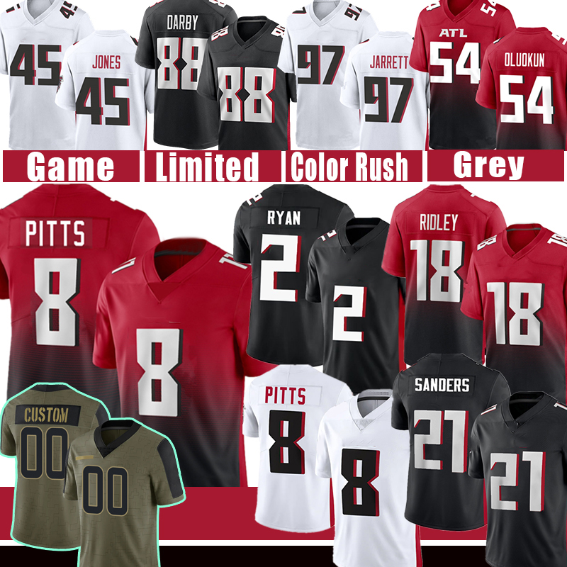 8 Kyle Pitts 2 Matt Ryan 18 Ridley Football Jersey 7 Michael Vick Tony Gonzalez Deion Sanders Deion Jones Dirty Birds Grady Jarrett Terrell Jr. Darqueze Dennard Rison, Youth size s-xl(liey)
8 Kyle Pitts 2 Matt Ryan 18 Ridley Football Jersey 7 Michael Vick Tony Gonzalez Deion Sanders Deion Jones Dirty Birds Grady Jarrett Terrell Jr. Darqueze Dennard Rison, Youth size s-xl(liey)