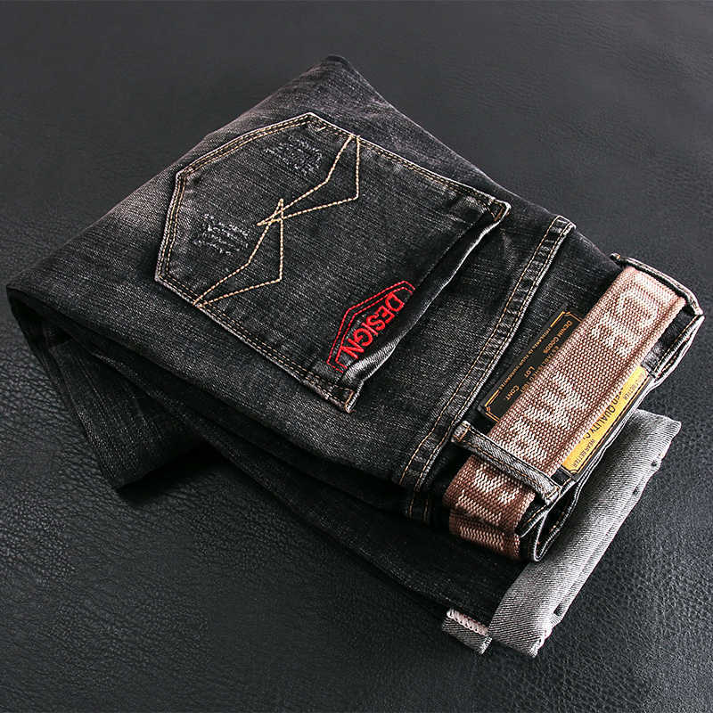 European Street Fashion Men Jeans Retro Black Gray Elastic Slim Ripped Embroidery Designer Vintage Casual Denim Pants
European Street Fashion Men Jeans Retro Black Gray Elastic Slim Ripped Embroidery Designer Vintage Casual Denim Pants