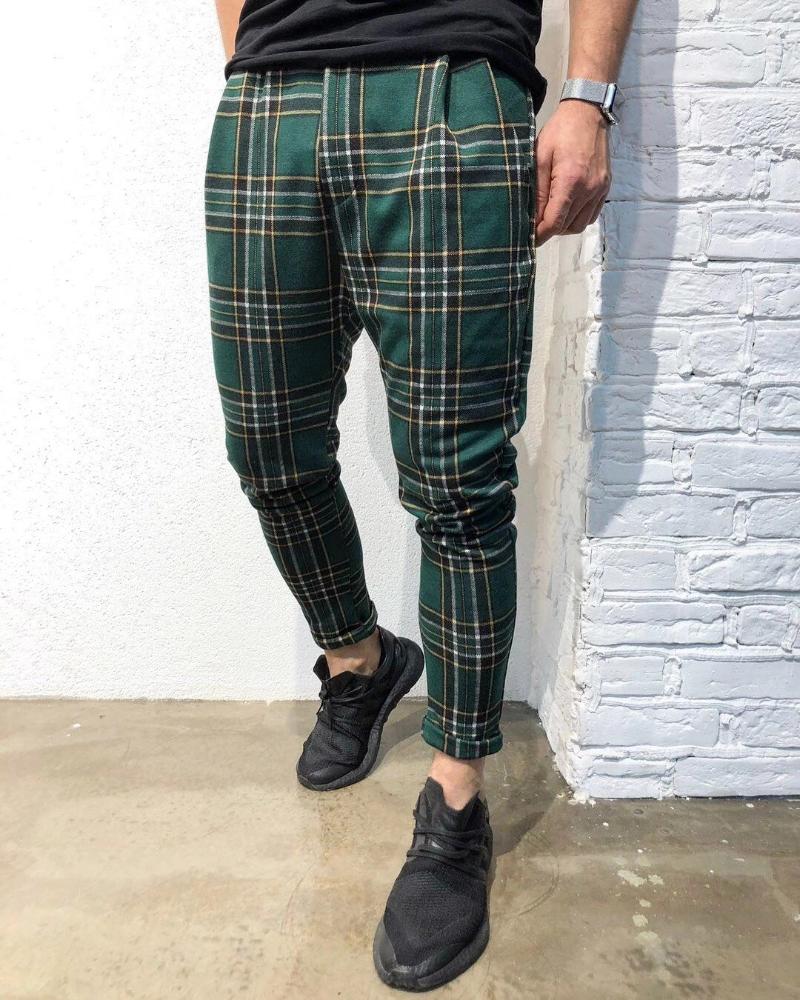 Men's Casual Sports Pants Sweatpants Jogger Cargo Harlan Pencil Trousers
