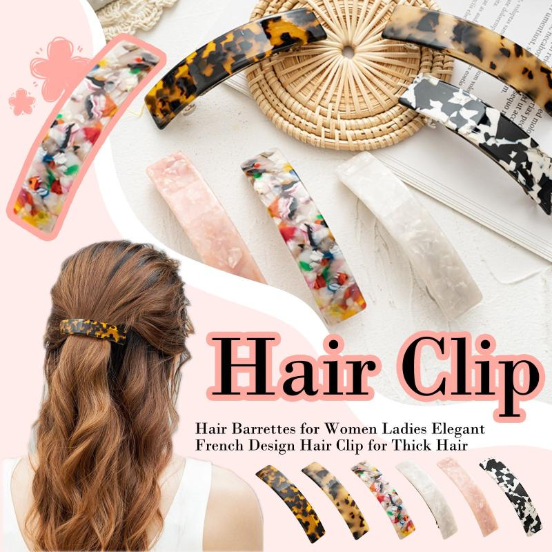 Hair Clips & Barrettes For Women Ladies Elegant French Design Clip Thick Fashion Exquisite Printed, Golden;silver
Hair Clips & Barrettes For Women Ladies Elegant French Design Clip Thick Fashion Exquisite Printed, Golden;silver
