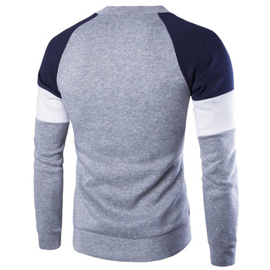 Men's Spring Sweater Male Long Sleeve Tops Cotton Slim Fit Solid Color Slim Fit Casual Streetwear Sweatshirts 211008