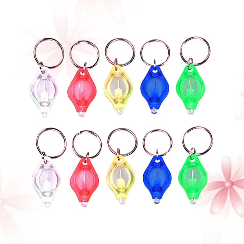 Flashlights Torches 10PCS LED Keychain Key Ring Plastic Mini Light Torch For Purse Bag Car (Random Color, White Light)
Flashlights Torches 10PCS LED Keychain Key Ring Plastic Mini Light Torch For Purse Bag Car (Random Color, White Light)