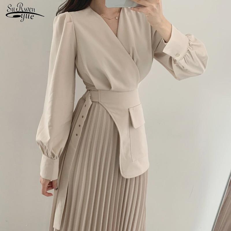 Casual Dresses 2022 Spring Long Pleated Dress V-neck Solid Women A-line Party Lantern Sleeve Elegant Femme Robe 12789, Black;gray
Casual Dresses 2022 Spring Long Pleated Dress V-neck Solid Women A-line Party Lantern Sleeve Elegant Femme Robe 12789, Black;gray