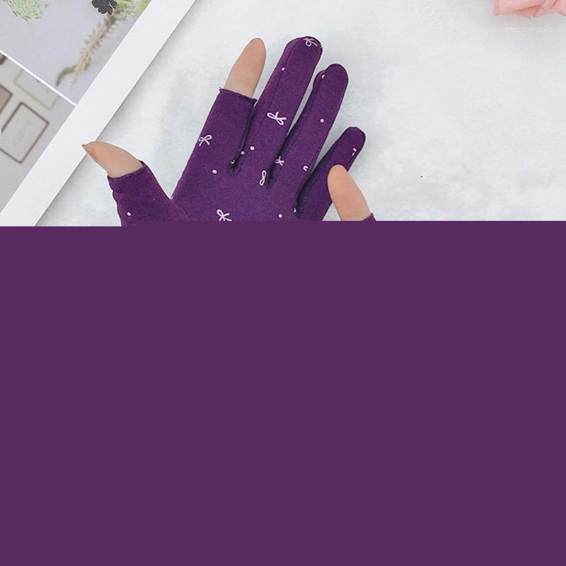 Five Fingers Gloves Women Fashion Two-finger Exposed Writing Games Play Phone Fingerless Half Golves Driving Slip-resistant Mittens, Blue;gray
Five Fingers Gloves Women Fashion Two-finger Exposed Writing Games Play Phone Fingerless Half Golves Driving Slip-resistant Mittens, Blue;gray