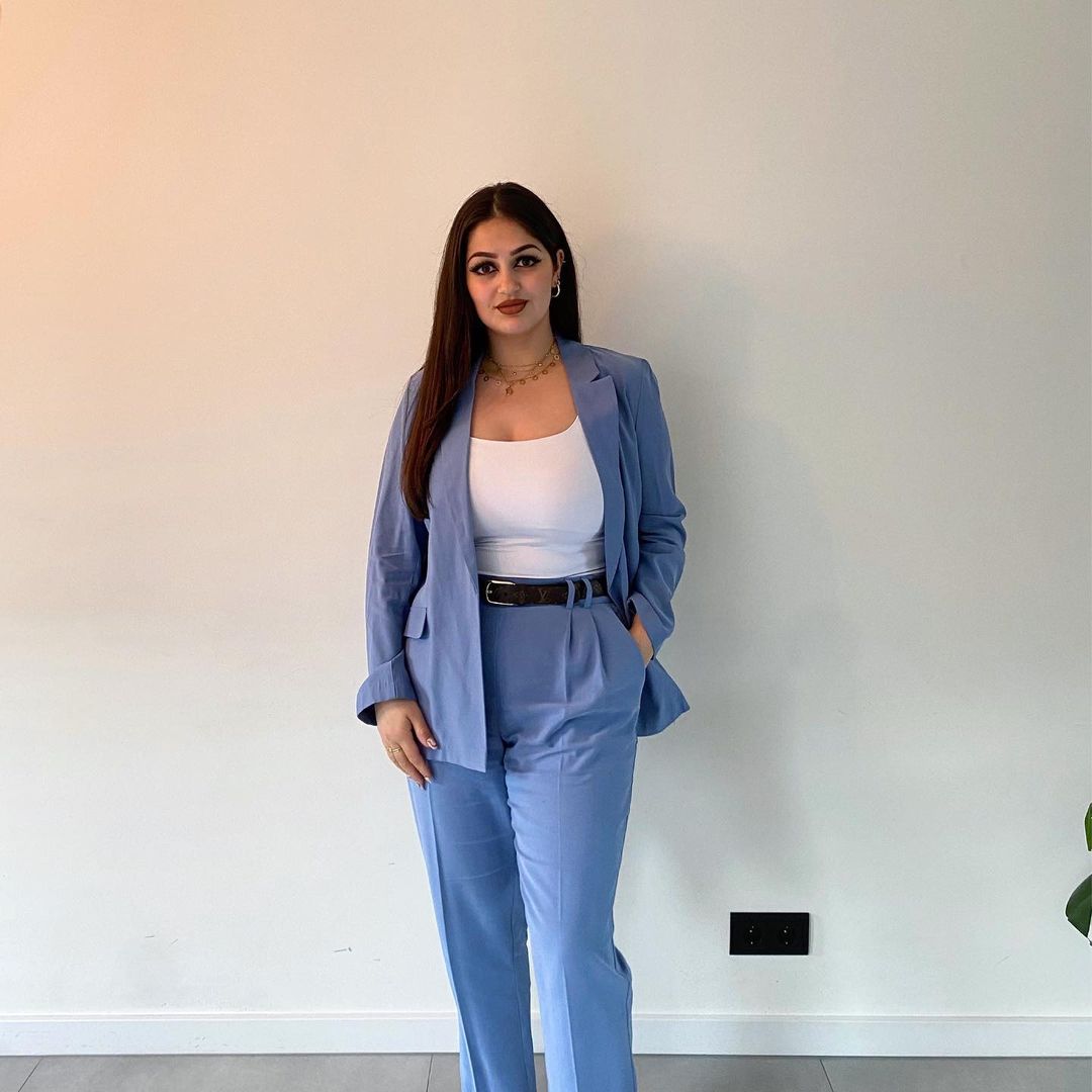 Summer Cool Women Suits Plus Size Bride Lady Party Prom Tuxedos Blazer Red Carpet Leisure Outfit Suit (Jacket+Pants)