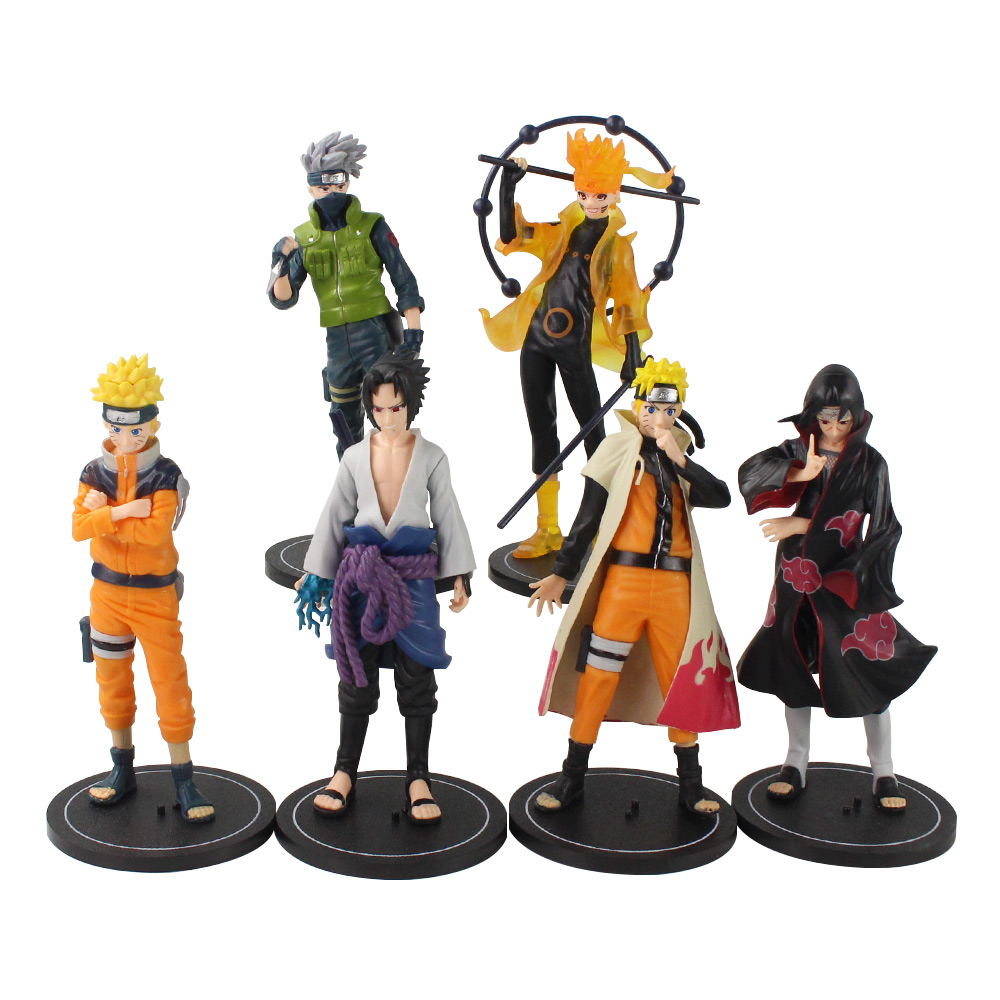 6pcs/Set 19cm Naruto Shippuden Anime Kakashi Sasuke Uchiha Itachi Ootutuki Hagoromo PVC Action Figure Model Toys Kids Gift
6pcs/Set 19cm Naruto Shippuden Anime Kakashi Sasuke Uchiha Itachi Ootutuki Hagoromo PVC Action Figure Model Toys Kids Gift