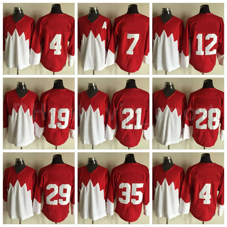 Vintage Ice Hockey 7 PHIL ESPOSITO Jersey 1972 Team Retror 19 PAUL HENDERSON 28 BOBBY CLARKE 35 TONY ESPOSITO BOBBY ORR YVAN COURNOYER, 7 red
Vintage Ice Hockey 7 PHIL ESPOSITO Jersey 1972 Team Retror 19 PAUL HENDERSON 28 BOBBY CLARKE 35 TONY ESPOSITO BOBBY ORR YVAN COURNOYER, 7 red