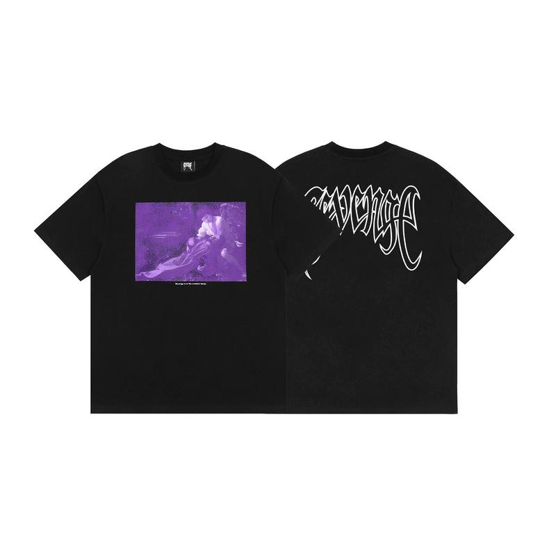Men' T-Shirts 22SS Retro Abstract Print Revenge T Shirt Men Women EU Size 100% Cotton Top Tee High Street Summer Skateboard Tiny Spark, Black
Men' T-Shirts 22SS Retro Abstract Print Revenge T Shirt Men Women EU Size 100% Cotton Top Tee High Street Summer Skateboard Tiny Spark, Black