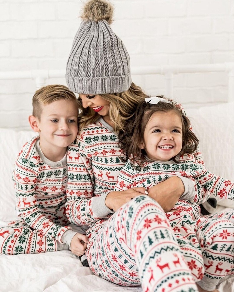 Kids Adult 2021 New Xmas Christmas Pajamas Striped Elk Casual Family Matching Outfit Nightwear Cute PJ Set, White
Kids Adult 2021 New Xmas Christmas Pajamas Striped Elk Casual Family Matching Outfit Nightwear Cute PJ Set, White