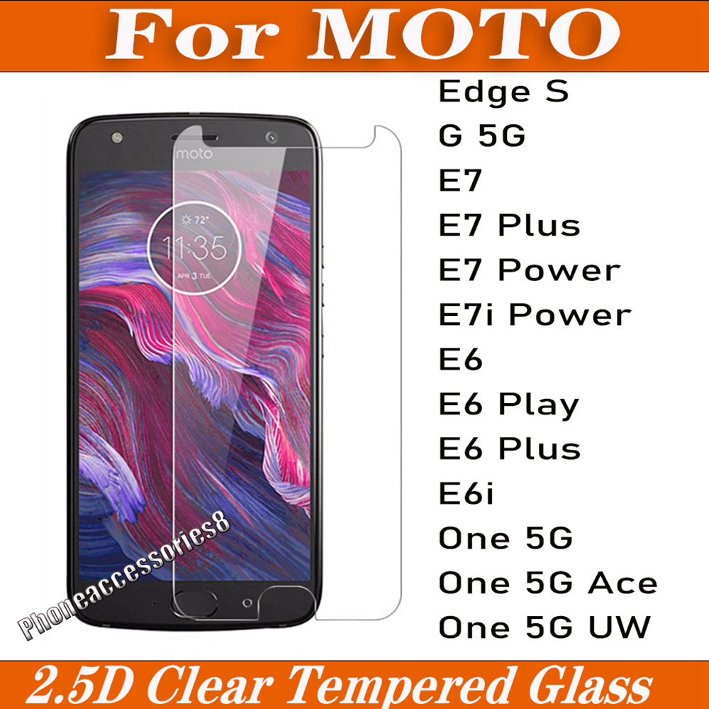 2.5D Clear Tempered Glass Phone Screen Protector for MOTO Motorola Edge S G 5G E7 E7I E6 E6I Plus Power ONE 5G Ace uw
2.5D Clear Tempered Glass Phone Screen Protector for MOTO Motorola Edge S G 5G E7 E7I E6 E6I Plus Power ONE 5G Ace uw