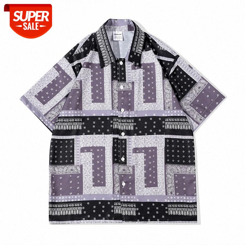 Retro cashew flower short-sleeved shirt male Japanese cityboy couple Wei Yi jacket #yL4D, White;black
Retro cashew flower short-sleeved shirt male Japanese cityboy couple Wei Yi jacket #yL4D, White;black