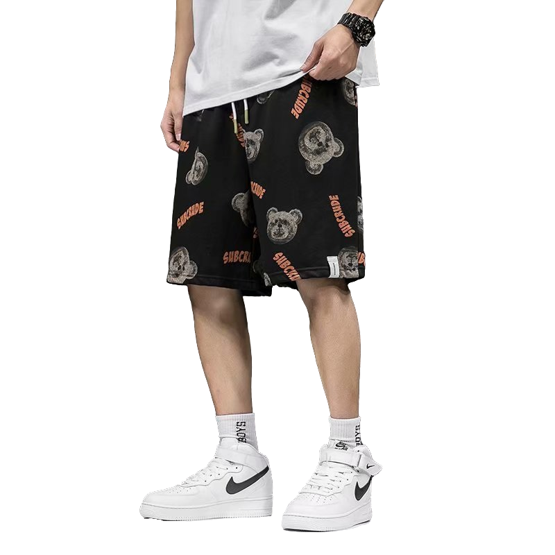 Men's Shorts 2021 Summer Cartoon Bear Manyin Casual Men Embroidery Beach HIP HOP Fashion Safety Short Pants, D05 apricot
Men's Shorts 2021 Summer Cartoon Bear Manyin Casual Men Embroidery Beach HIP HOP Fashion Safety Short Pants, D05 apricot