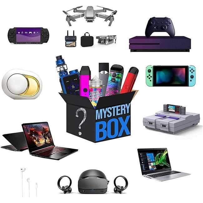lucky box boxes mystery box electronic equipment can be opened the latest mobile phones drone smart watches air purifiers etc863
lucky box boxes mystery box electronic equipment can be opened the latest mobile phones drone smart watches air purifiers etc863