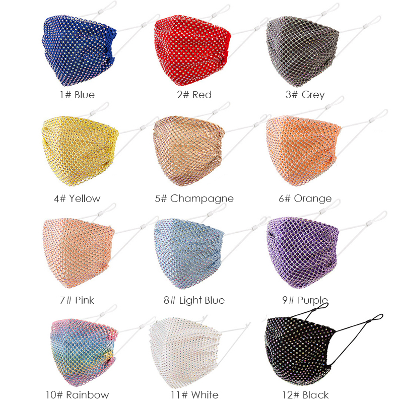 Diamond Designer Masks Reusable Breathable Cotton Face Mask with crystals and shine stones 12 Colors facemask
Diamond Designer Masks Reusable Breathable Cotton Face Mask with crystals and shine stones 12 Colors facemask