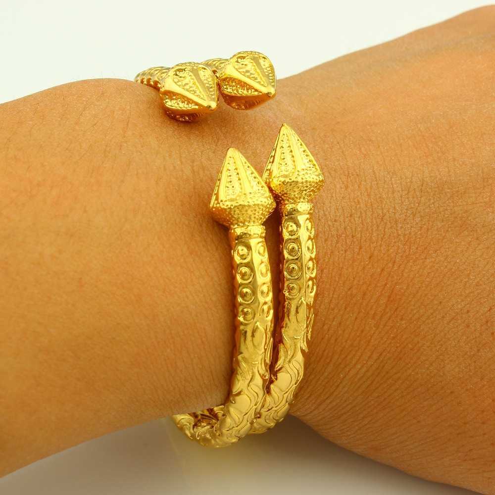 2 pcs Whole Arrived Dubai Fashion Openable 18 k Yellow Solid Fine G/F Gold Bangle Trendy Bracelet Jewelry, Black
2 pcs Whole Arrived Dubai Fashion Openable 18 k Yellow Solid Fine G/F Gold Bangle Trendy Bracelet Jewelry, Black