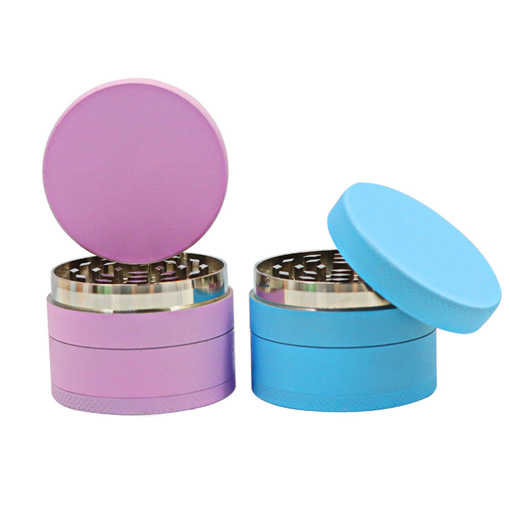 50mm luminous metal cigarette grinder 4-layer UV color zinc alloy grinders for smoking
50mm luminous metal cigarette grinder 4-layer UV color zinc alloy grinders for smoking