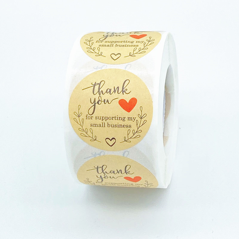 500PCS Roll 1.5inch Thank You Handmade Round Adhesive Stickers Label For Holiday Presents Business Festive Decoration
500PCS Roll 1.5inch Thank You Handmade Round Adhesive Stickers Label For Holiday Presents Business Festive Decoration
