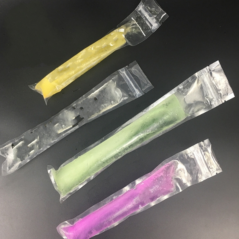 6x22cm 5.5x28cm Empty Disposable lollipop ice packs bag Mould freezer packing Pouch Liquid self-styled bags
