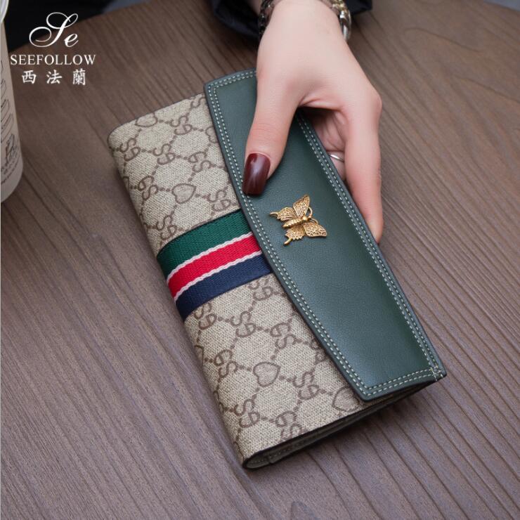 Factory wholesale women brand shoulder bag simple multi-card printed womens purse sweet gold bow long wallet Joker multifunctional leather envelope wallets, Green2-small(boutique box)
Factory wholesale women brand shoulder bag simple multi-card printed womens purse sweet gold bow long wallet Joker multifunctional leather envelope wallets, Green2-small(boutique box)