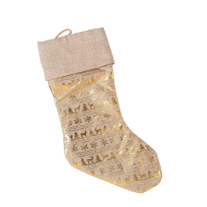 Christmas Decorations 1Pc Party Sock Hanging Gift Candy Bag Present Pouch (Golden)
Christmas Decorations 1Pc Party Sock Hanging Gift Candy Bag Present Pouch (Golden)