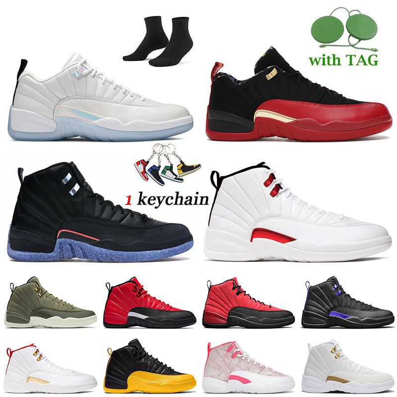 

12s Basketball Shoes Air Jorden Jordan 12 Mens Trainers Retro Jodan Utility Twist Jumpman Womens Arctic Punch Low Easter Reverse Flu Game Sneakers, D41 winterized wntr 40-47