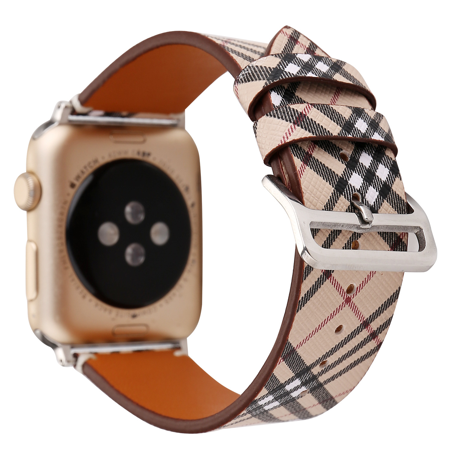 Classic Lattice Pattern Leather Watch Band for Apple Watch Series 1 2 3 4 5 Strap for Apple Iwtch 38 40 42 44mm Bands Accessories
Classic Lattice Pattern Leather Watch Band for Apple Watch Series 1 2 3 4 5 Strap for Apple Iwtch 38 40 42 44mm Bands Accessories