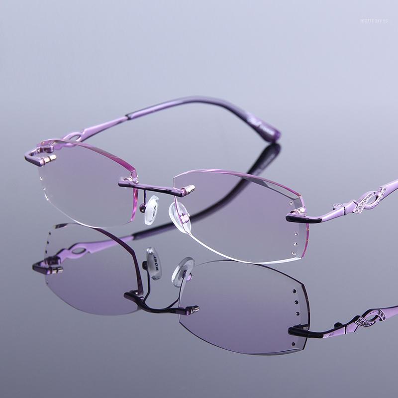 Sunglasses Women's Reading Glasses Tinted Rimless Frame Eyeglasses For Presbyopia Gradient Lens Female Luxurious Rhinestone Hyperopia Gafas
Sunglasses Women's Reading Glasses Tinted Rimless Frame Eyeglasses For Presbyopia Gradient Lens Female Luxurious Rhinestone Hyperopia Gafas