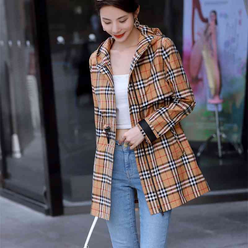 Autumn 2021 new European women's wear British style medium and long windbreaker fashion jacket trend, Camel
Autumn 2021 new European women's wear British style medium and long windbreaker fashion jacket trend, Camel