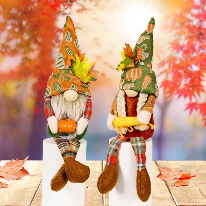 Decorative Objects & Figurines Fall Thanksgiving Gnome Plush Decorations Elf Doll Ornament Handmade Swedish Gnomes Autumn Tomte W
Decorative Objects & Figurines Fall Thanksgiving Gnome Plush Decorations Elf Doll Ornament Handmade Swedish Gnomes Autumn Tomte W