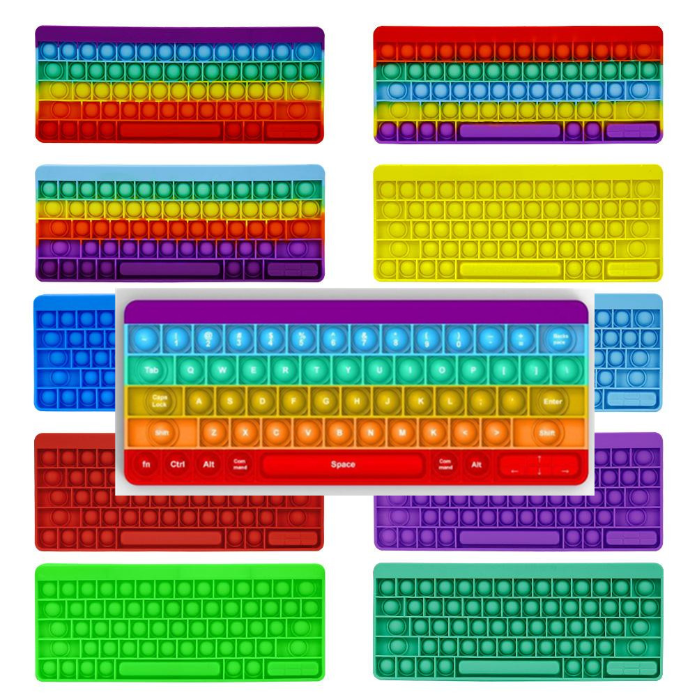 DHL Keyboard Push Bubble Fidget Toys Sensory Autism Special Needs Office Workers Anxiety to Reduce Stress Squeeze Board Games
DHL Keyboard Push Bubble Fidget Toys Sensory Autism Special Needs Office Workers Anxiety to Reduce Stress Squeeze Board Games