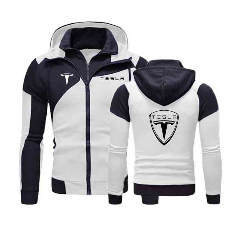Tesla Thicken Hoodie Sweatshirt Casual Jacket Zipper Spring and Autumn Men's Wool Cardigan Racing Suit
Tesla Thicken Hoodie Sweatshirt Casual Jacket Zipper Spring and Autumn Men's Wool Cardigan Racing Suit
