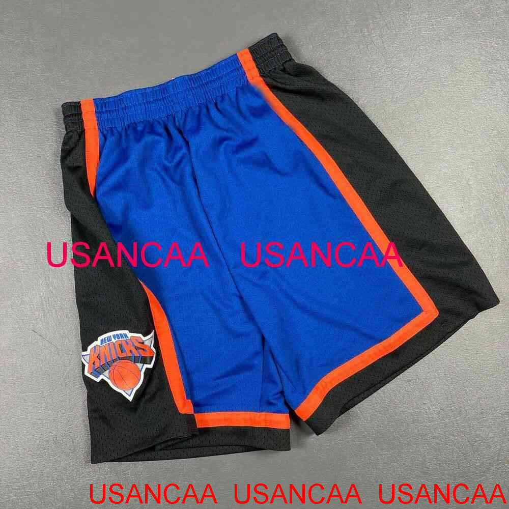 100% Stitched New York Vintage Away Blue Shorts sprewell ewing Men's basketball shorts S, M, , XL, XXL
100% Stitched New York Vintage Away Blue Shorts sprewell ewing Men's basketball shorts S, M, , XL, XXL