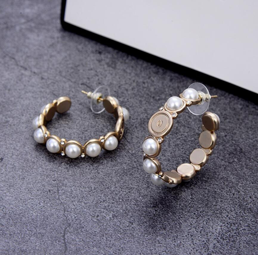 Fashion brand Have stamp pearl circle hoop earrings Stud brass earring aretes orecchini for women party wedding lovers gift jewelry engageme, Golden;silver
Fashion brand Have stamp pearl circle hoop earrings Stud brass earring aretes orecchini for women party wedding lovers gift jewelry engageme, Golden;silver
