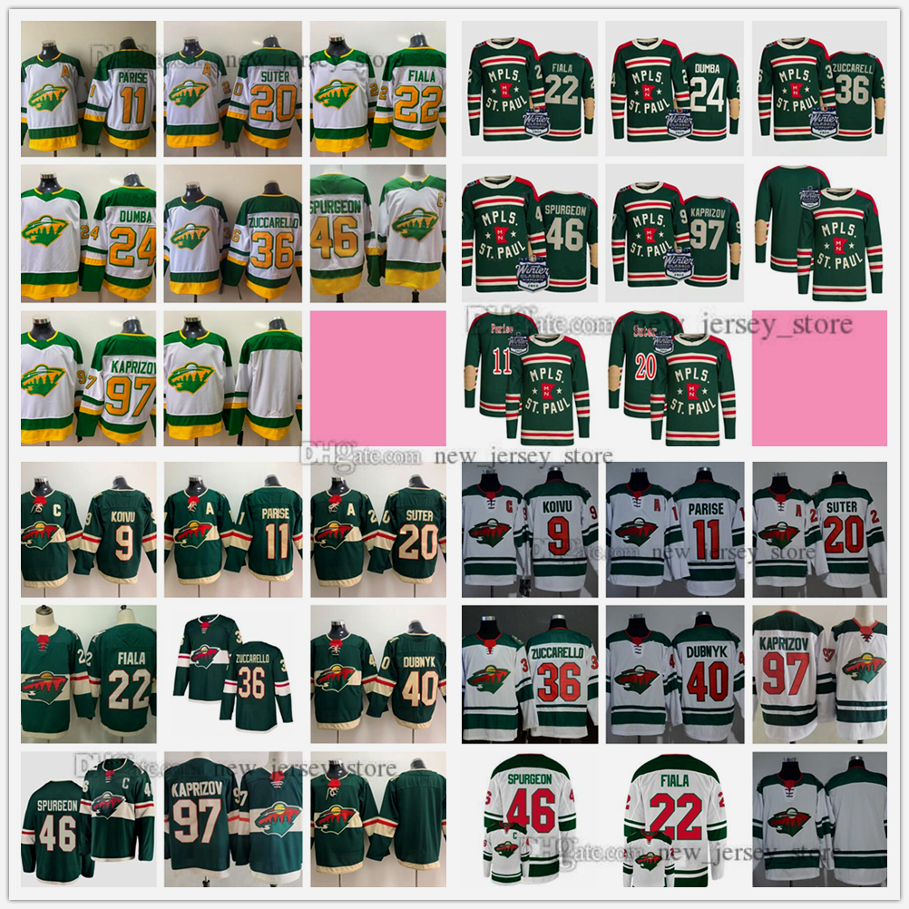 2022 Winter Classic Reverse Retro Ice Hockey 97 Kirill Kaprizov Jerseys 46 Jared Spurgeon 11 Zach Parise 22 Kevin Fiala Matt 36 Mats Zuccarello Devan Dubnyk Ryan Suter, Stadium series green
2022 Winter Classic Reverse Retro Ice Hockey 97 Kirill Kaprizov Jerseys 46 Jared Spurgeon 11 Zach Parise 22 Kevin Fiala Matt 36 Mats Zuccarello Devan Dubnyk Ryan Suter, Stadium series green