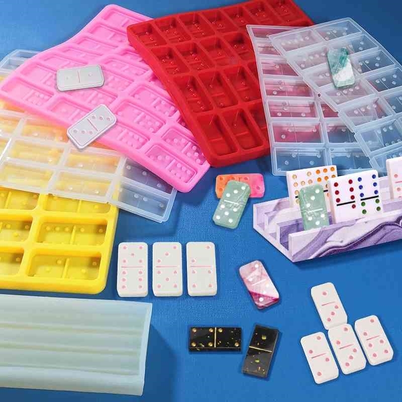 Dominoes Silicone Mold DIY Dominoes Epoxy Resin Mold Fondant Cake Mold Chocolate Baking Utensils Game Casino Fun Art Crafts 210408
Dominoes Silicone Mold DIY Dominoes Epoxy Resin Mold Fondant Cake Mold Chocolate Baking Utensils Game Casino Fun Art Crafts 210408