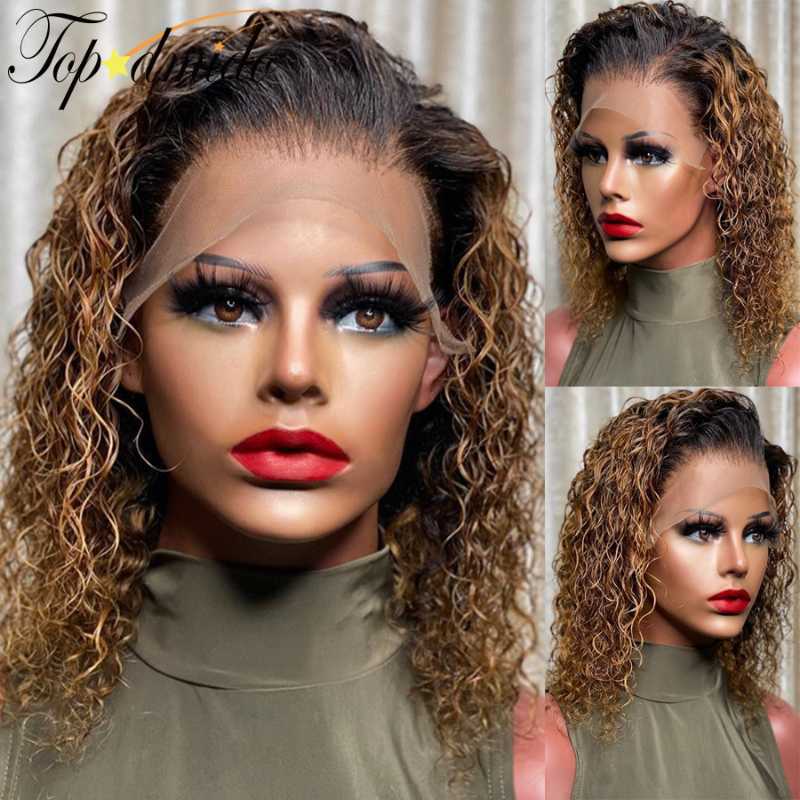 Lace Wigs Topodmido 13x6 Honey Blonde Curly Short Brazilian Hair Front Remy Human Bob Cut 150% Density, Black;brown
Lace Wigs Topodmido 13x6 Honey Blonde Curly Short Brazilian Hair Front Remy Human Bob Cut 150% Density, Black;brown