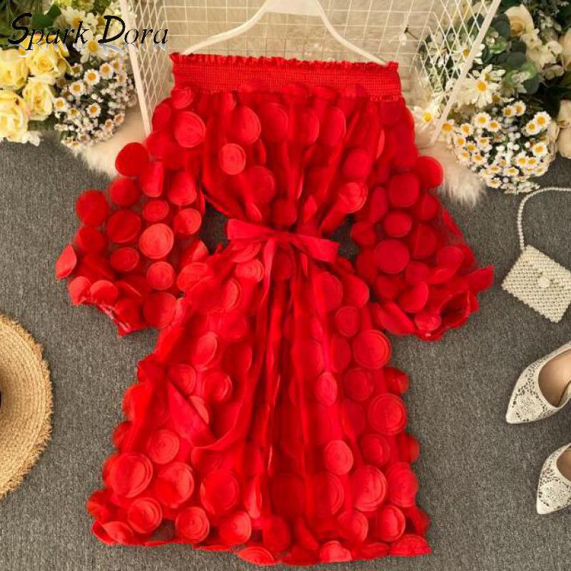 Spring Elegant Dress Fashion Dimensional Three Quarter Bubble Sleeve Flower Closing Waist Slash Neck Vestidos Lace Bandage Dress, Black
Spring Elegant Dress Fashion Dimensional Three Quarter Bubble Sleeve Flower Closing Waist Slash Neck Vestidos Lace Bandage Dress, Black