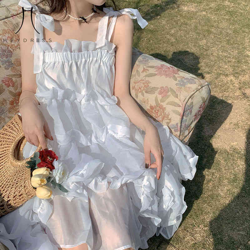 Female Bow Bandage Casual Holiday Kawaii Dress Summer White Strap Fairy Women Elegant Cute Princess Midi 210517
Female Bow Bandage Casual Holiday Kawaii Dress Summer White Strap Fairy Women Elegant Cute Princess Midi 210517