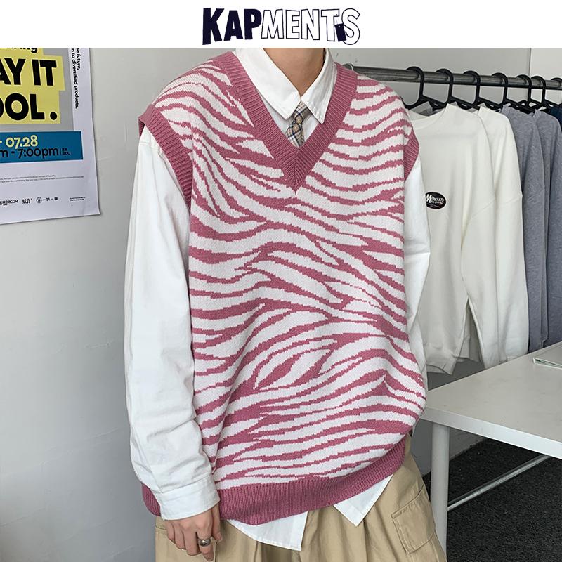 Men' Vests KAPMENTS Streetwear Men Harajuku Striped Sweater Vest 2021 Winter Mens Japanese V-Neck Knitted Sweaters Male Korean, Black
Men' Vests KAPMENTS Streetwear Men Harajuku Striped Sweater Vest 2021 Winter Mens Japanese V-Neck Knitted Sweaters Male Korean, Black