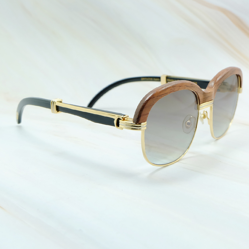 Natural Horn Sunglasses Mens Accessories High Quality New Stylish Decoration Fashion Vintage Sun Shades Wholesale Eyewear Good quality